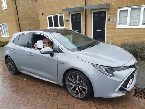 A Leeds Automatic pupil after passing their driving test